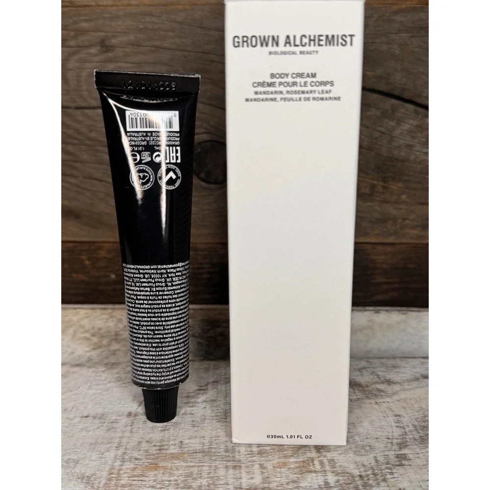Grown Alchemist Biological Beauty Body Cream – Mandarin & Rosemary Leaf 1 fl‎ oz